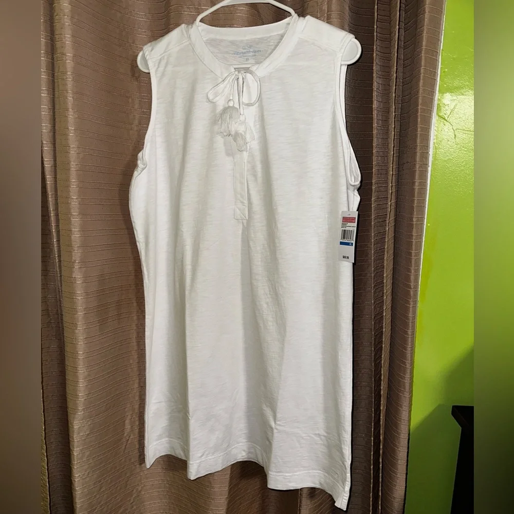 NWT VINEYARD VINES SURFSIDE SLEEVELESS COVERUP XL - Picture 3 of 6